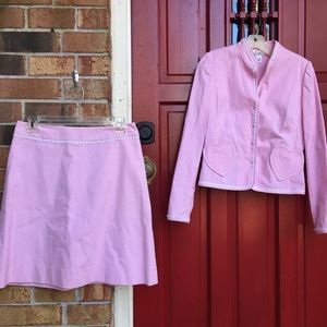 New Lilly Pulitzer jacket 2 seersucker Hibiscus